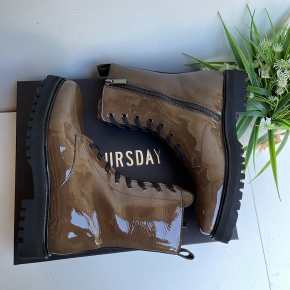 THURSDAY BOOT COMPANY🍂Olive soft Combat Boot 7.5 - Picture 10 of 14